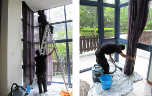 Dịch vụ giặt rèm cửa