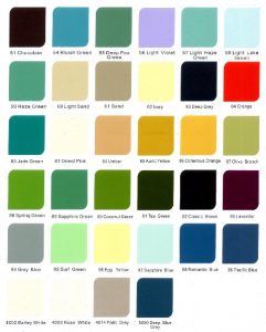 bảng sơn màu Epoxy